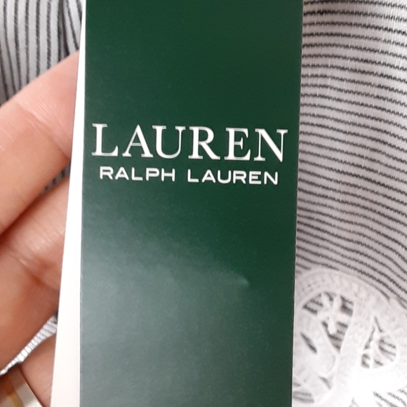 NWT *HP* Linen Lauren Ralph Lauren HiLo Size M Top - Picture 8 of 12